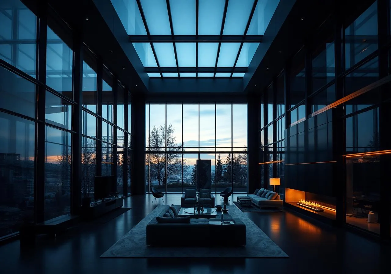 A real estate property setting